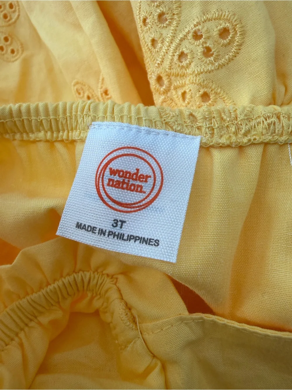 Twin Girls Matching Coordinating Eyelet Ruffle Sundress Yellow & White